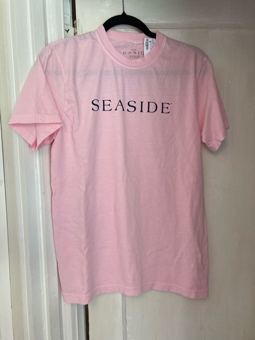 Seaside Pink Logo Crewneck Tee